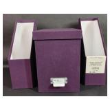 Purple Library Magazile Files & Storage Container