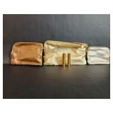 Estee Lauder Trio Gold Bronze Hue Bags, Lipsticks