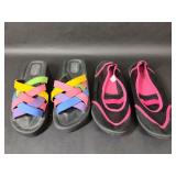 Athletic Works Water Shoes, Hanes Colorful Sandals