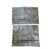 Set of Seven Clear Vacwel Storage Bags