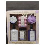 Lavender Aromatherapy Bath Set, Lotion, Bath Bomb