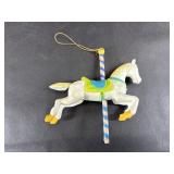 Carousel Horse Ornament Plastic