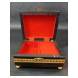 Taracea Marquetry Handmade Wood Inlay Music Box