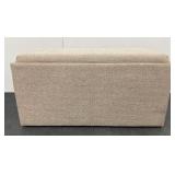 Taupe Cushion Storage Bench Ottoman