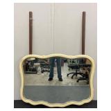 Solid Wood Framed French Style Vanity Mirror