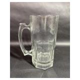 Libbey Clear Glass Beer Stein Mug