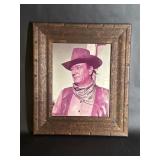 John Wayne The Duke Picture in Wooden Frame