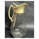 Vintage Glass Syrup Pitcher