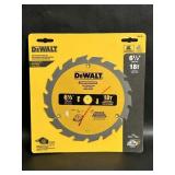 New Dewalt Construction Sawblade 6.5" 18T,