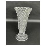 Princess House Crystal Diamond Cut Vase