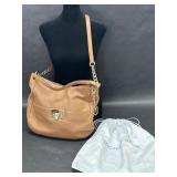 Replica Michael Kors Tan Purse Gold Toned Accents