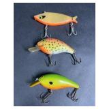 3pc Vintage Fishing Lures