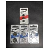 9pc Set of Various Energizer Coin Batteries