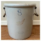 Vintage 1930s Red Wing 8 Gallon Pottery Crock