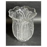 EAPG Brice Higbee Clear Pressed Glass Celery Vase