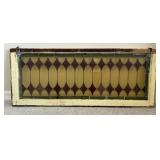 Vintage Stained Glass Window Pane