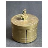 Vintage Brass Stamp Roll Dispenser