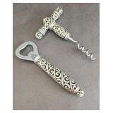 Brighton Crystal Ball Bar Bottle Opener Cork Screw