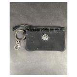 Black Brighton Zippered Coin Purse