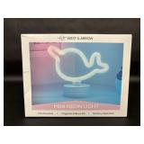 West & Arrow Mini Neon Light Narwhal Unopened