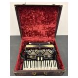 Vintage Galizi & Sordoni Black and White Accordion