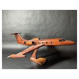 Learjet 35 Wooden Model Airplane