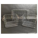 Three Wire Baskets