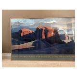 Ed Mell "Arizona Landscape" Framed Artwork