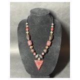 Natural Hand Carved Beaded Necklace