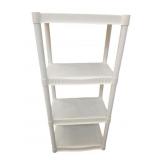 Snap Together White Light Weight Shelves