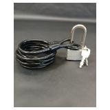 Master Lock Set with Security Cable