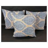 3 Andorra Tiger Lily Square Outdoor Throw Pillows