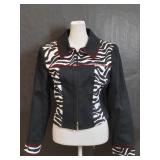 Cachï¿½ size 10 Zebra Print Womenï¿½s Jacket