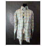 Tommy Hilfiger Plaid Long Sleeve Button Up Shirt