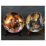 Two Gone With The Wind 50th Anniversary Plates