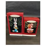 Bugs Bunny & Pink Panther Hallmark Ornaments