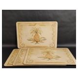 4 Cheri Blum Pineapple Cork Backed Placemats