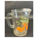 Vintage Mid Century Modern Orange Pitcher