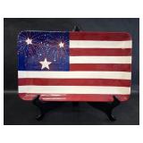 Fourth Of July Ceramic Serving Platter