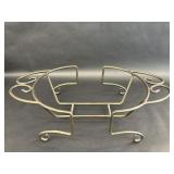 Bronze Toned Metal Handled Baking Dish Holder