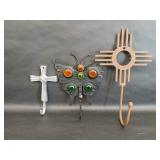 Decorative Wall Hooks, Cross, Zia Sign Hook