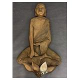 Terra Cotta Zen Meditation Hanging Wall Art