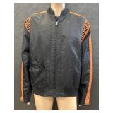 Harley Davidson Bomber Jacket Orange Black