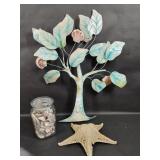 Beach Themed Decor, Starfish, Shells, Wall Art