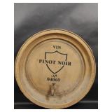 Vintage Wine Barrel with Spigot Metal Wall Sign