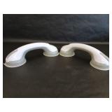 Two Suction Cup Shower Handle Grab Bars