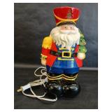 Vintage Home Interiors Ceramic Santa Lamp