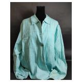 Coldwater Creek Aqua Jacket Sz 2X