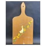 Vintage Decorative Wood Ducks Cutting Board