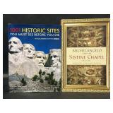 1001 Historic Sites & The Sistine Chapel Books